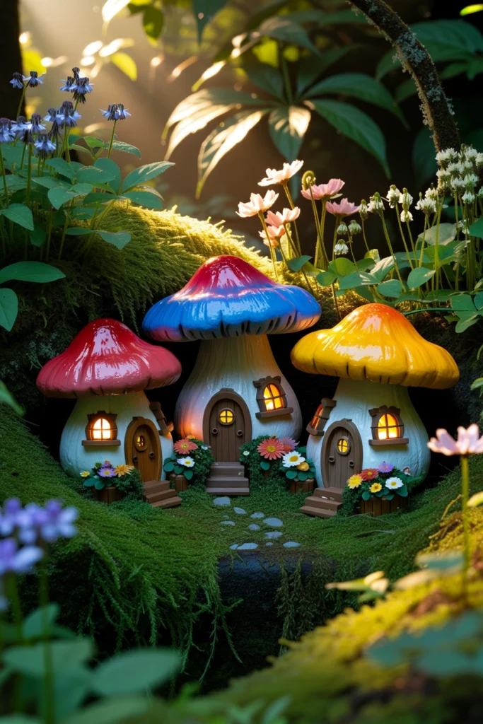 Mushroom Fairy Village