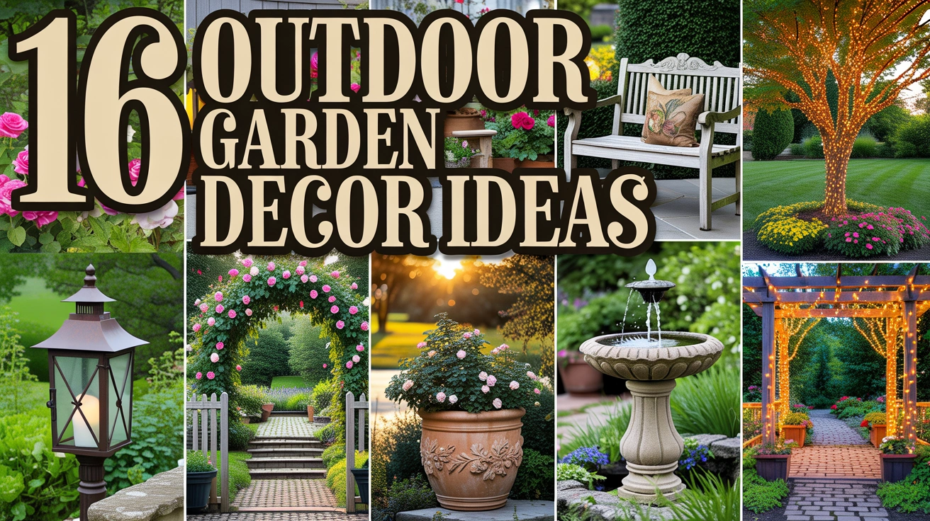 Outdoor Garden Decor Ideas