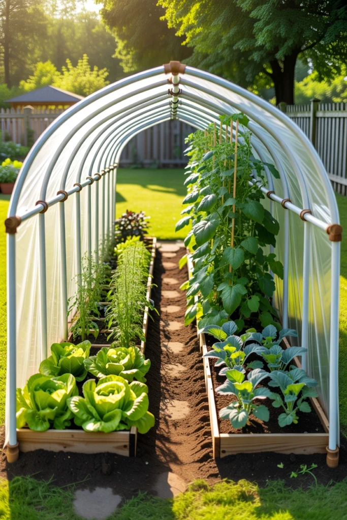 PVC Pipe Greenhouse