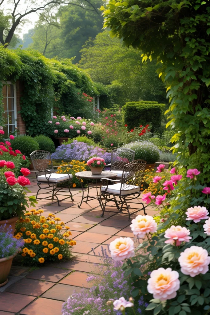 Patio Flower Bed