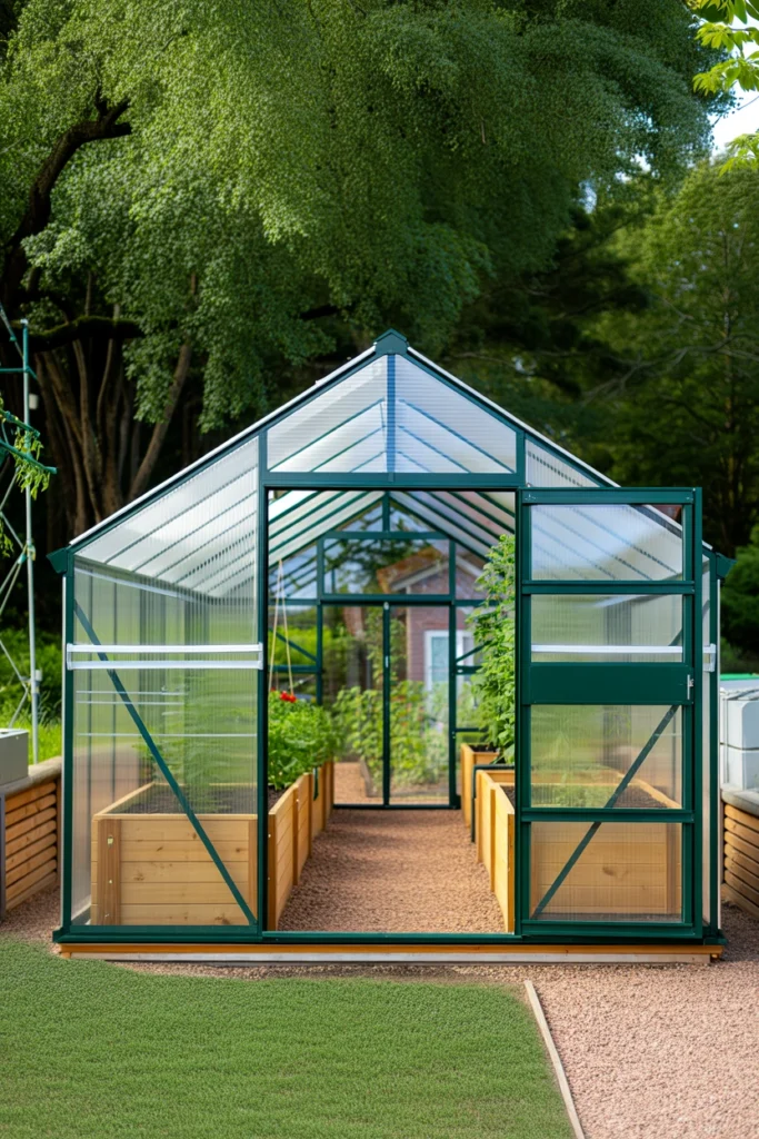 Polycarbonate Panel Greenhouse