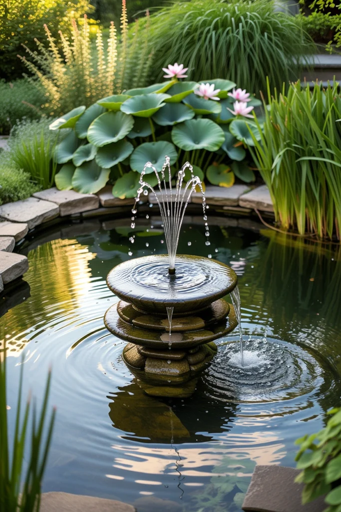 Pond Fountain Feature