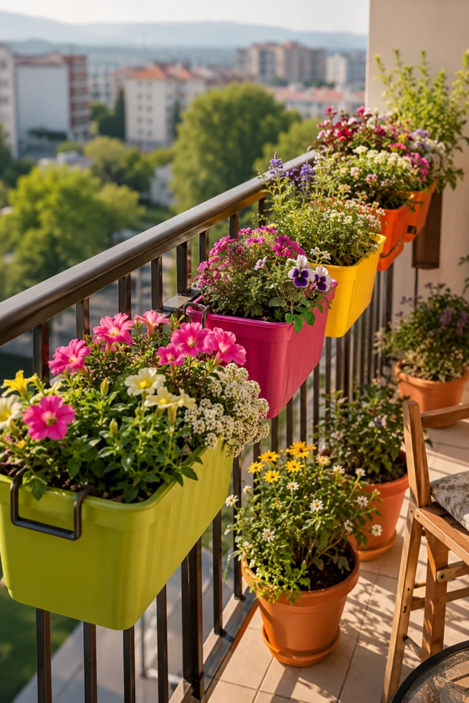 Railing Planter Garden