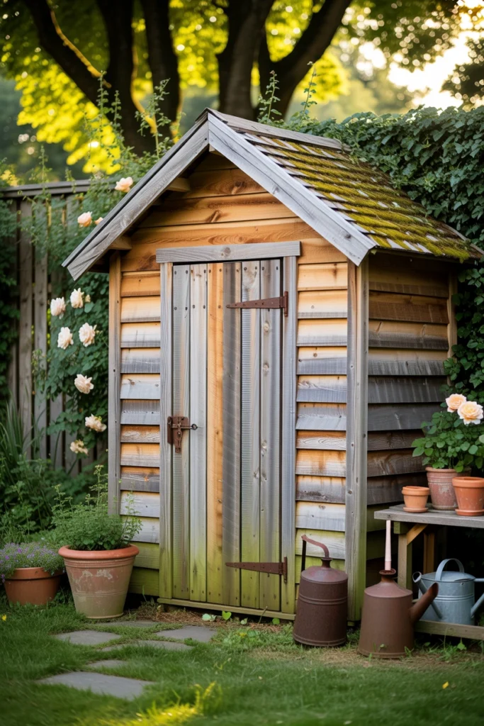 Rustic Reclaimed Wood Shed