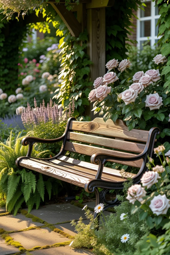Rustic Wooden Bench