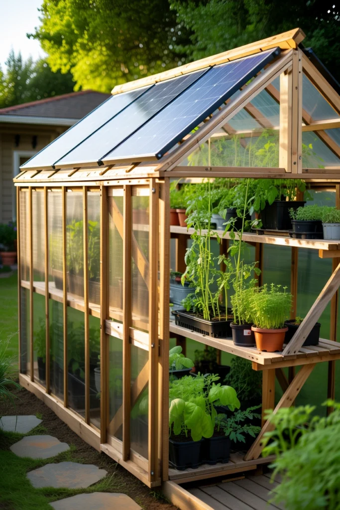 Solar-Powered Greenhouse