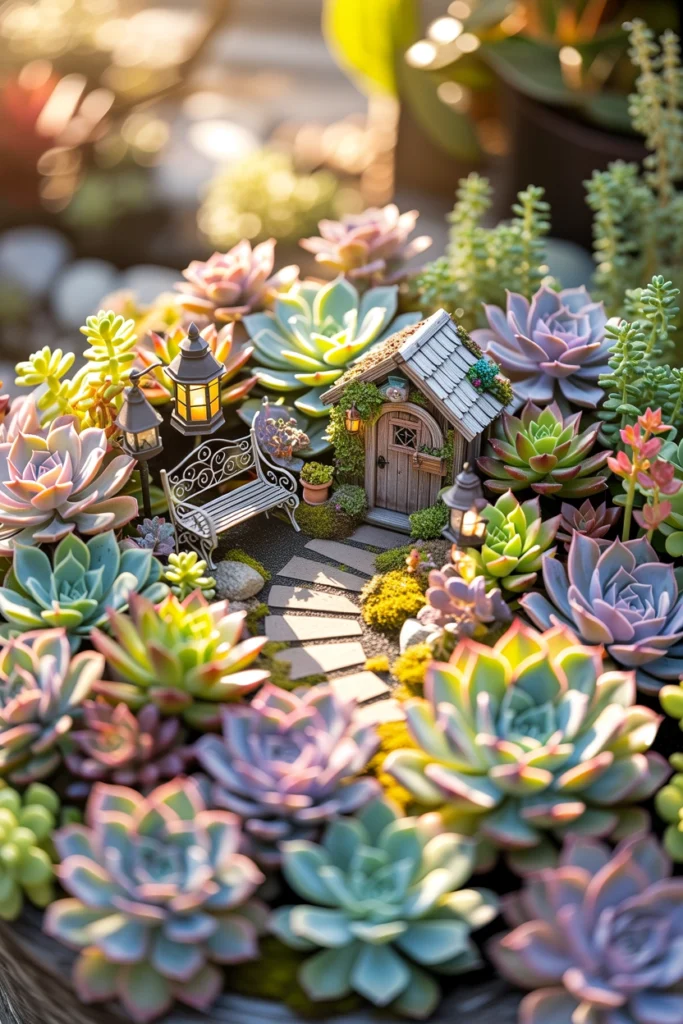 Succulent Fairy Garden