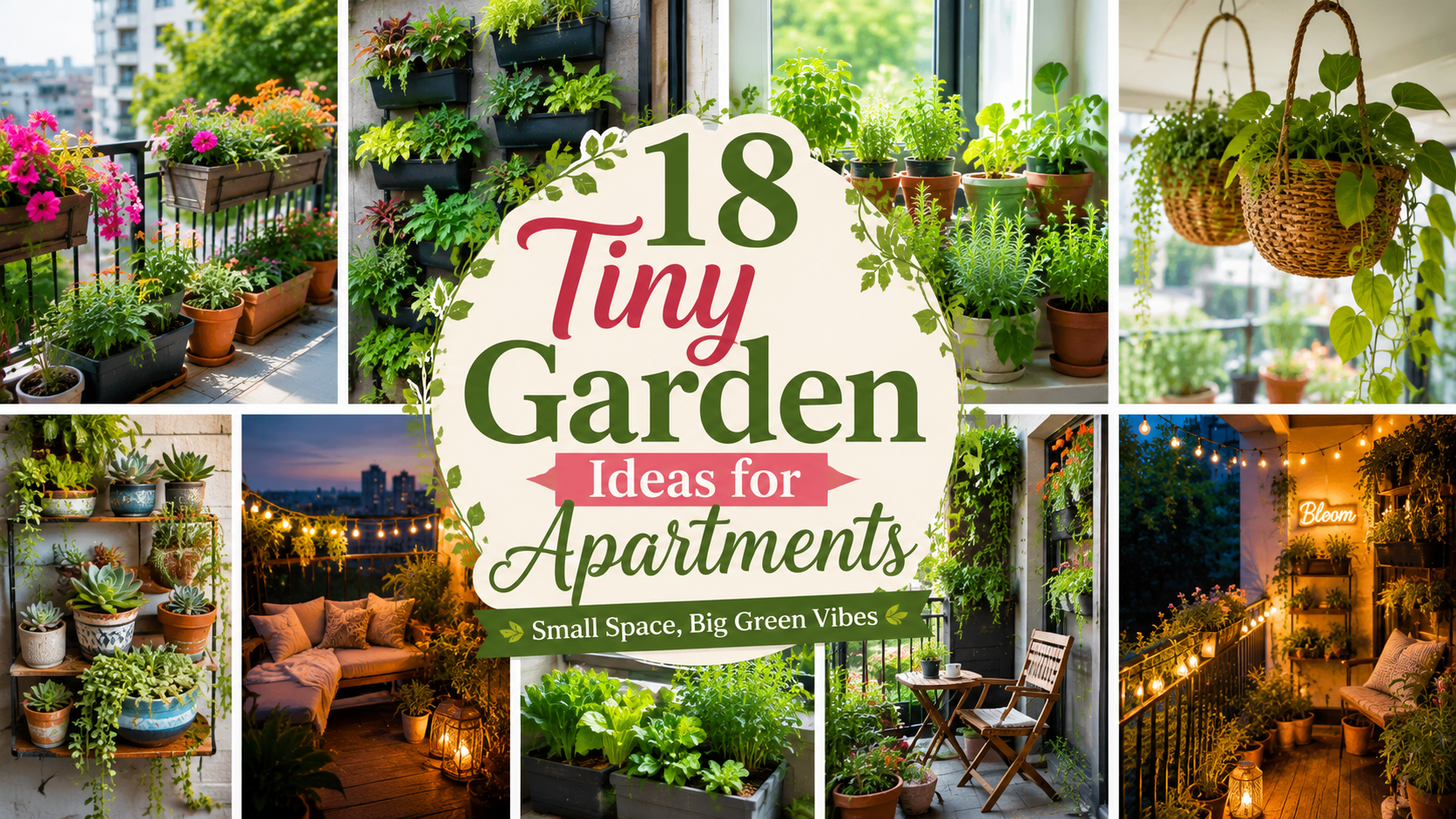Tiny Garden Ideas for Apartments