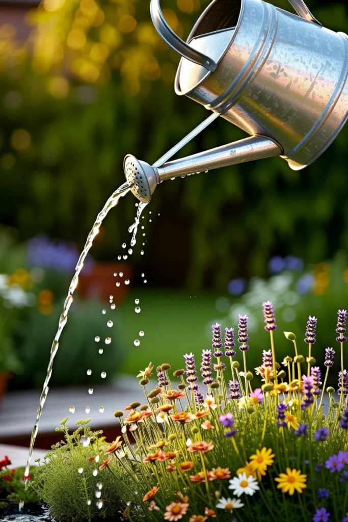 Watering Can Fountain
