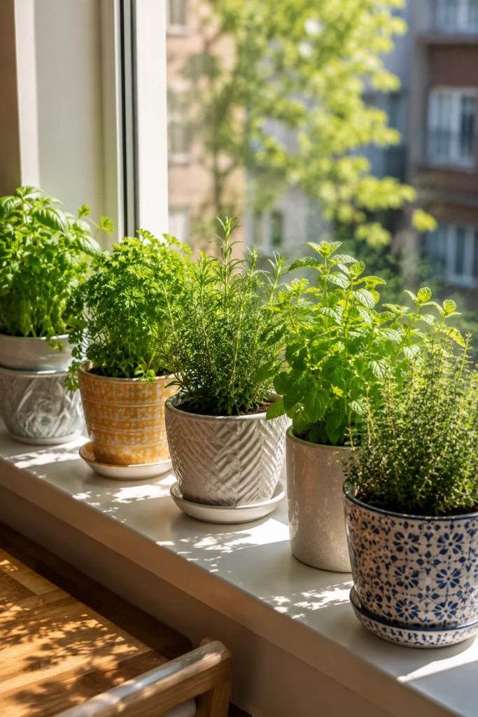 Windowsill Herb Garden